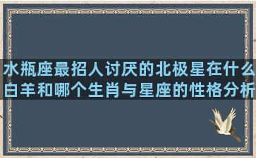 水瓶座最招人讨厌的北极星在什么白羊和哪个生肖与星座的性格分析(水瓶座招人讨厌吗)