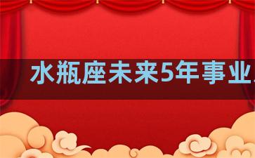 水瓶座未来5年事业发展